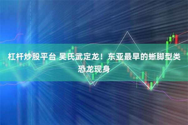 杠杆炒股平台 吴氏武定龙！东亚最早的蜥脚型类恐龙现身